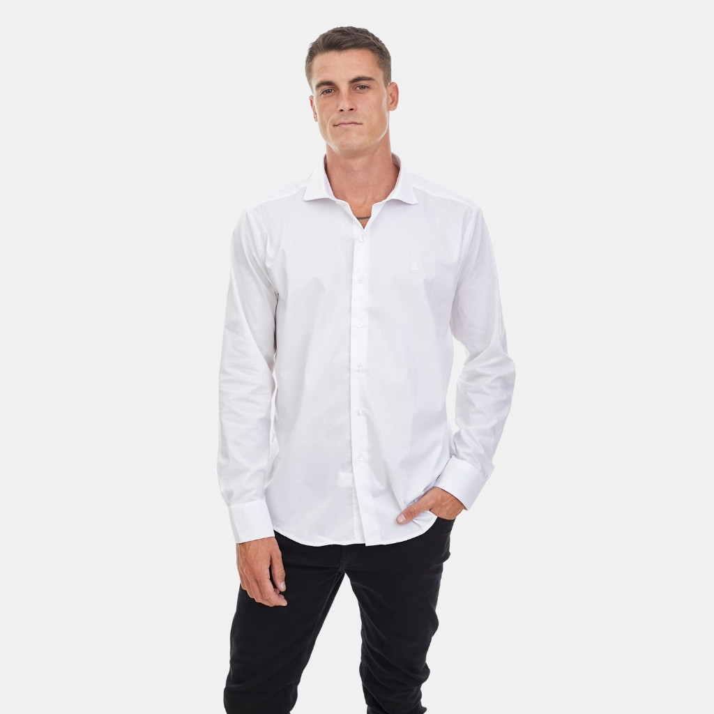 FOTOS WEB - 2026-02-05T193150.410 Camisa de hombre basica lisa - Imagen 1